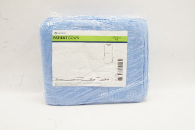Halyard 69766 Patient Gown Universal Size Blue - Pack of 10